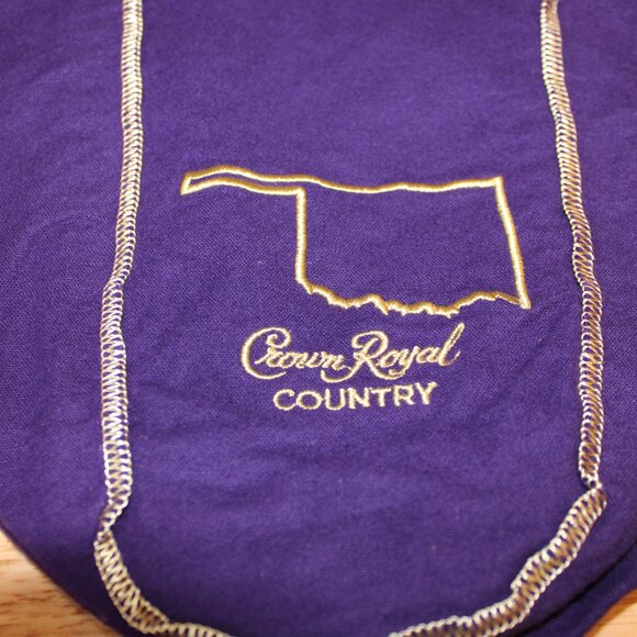 Crown Royal Bags Oklahoma country Lot of 5 large - Picture 1 of 6